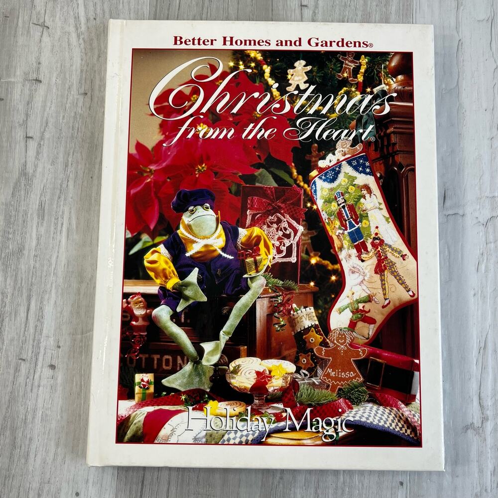 1997 Better Homes & Gardens Christmas From The Heart 90s Vintage Crafts